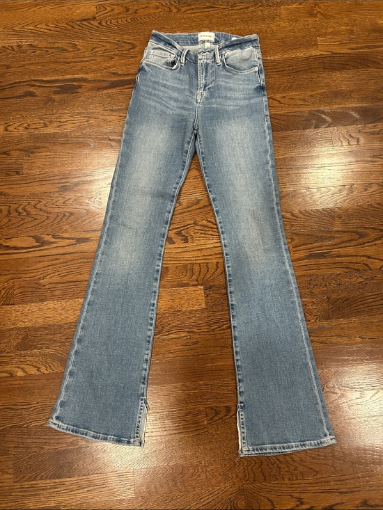 Frame Denim Denim - Frame Denim Light Blue Flare Jeans